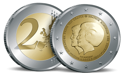 €2,- Dubbelportret